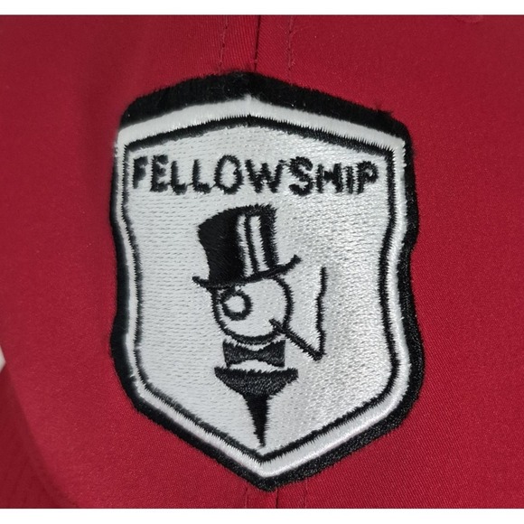 Richardson Hat Cap Fitted Red Mens Medium PTS 30 Fellowship Patch Baseball - Picture 2 of 5